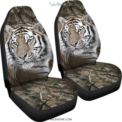2pcs Tiger Car Seat Cover