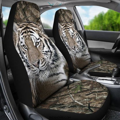 2pcs Tiger Car Seat Cover