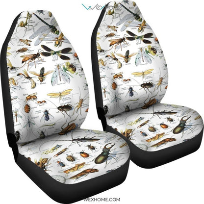 2pcs Insects Car Seat Cover