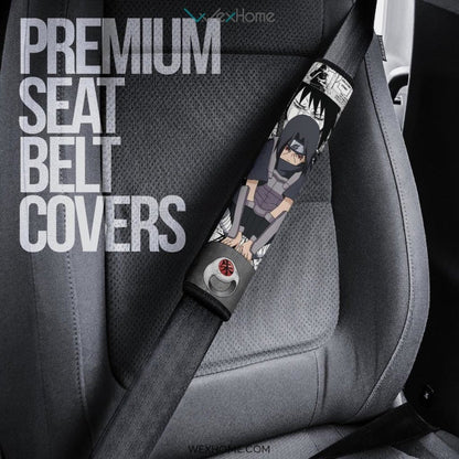 Naruto Anime Seat Belt Covers | Itachi Uchiha Sharingan Moments In Akatsuki Mix Comic Belt Covers