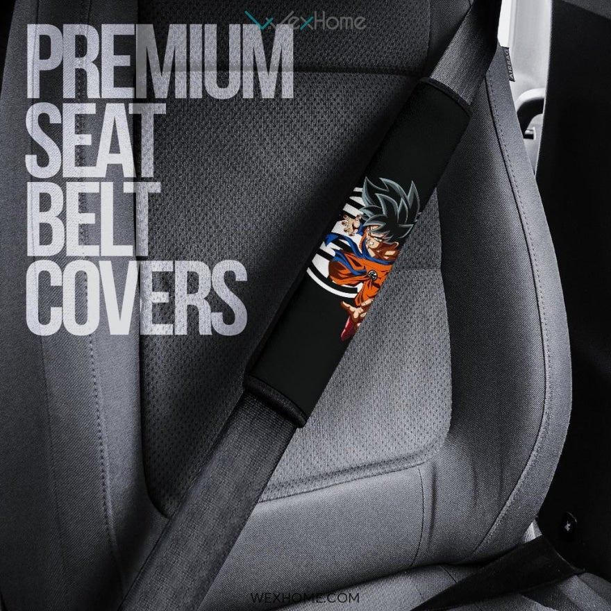 Dragon Ball Anime Seat Belt Covers | DB Goku Nimbus Cloud And King Kai Belt Covers