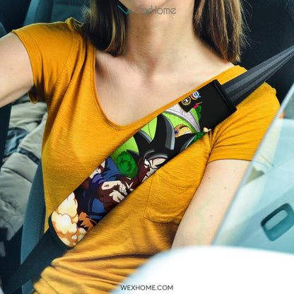 Dragon Ball Anime Seat Belt Covers | DB Goku Nimbus Cloud And King Kai Belt Covers