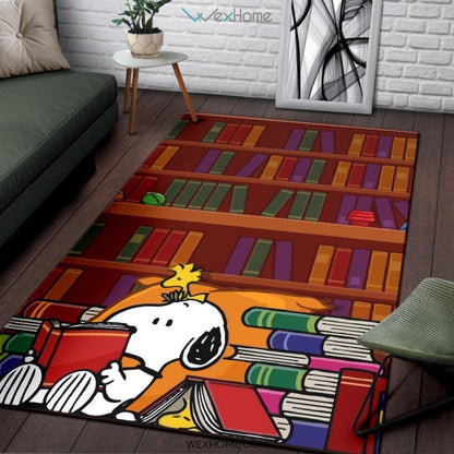 Book Worm Snoopy - Rug