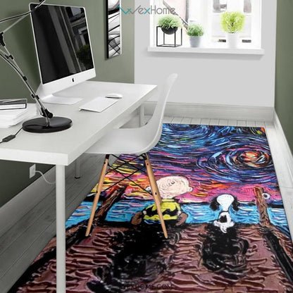 Starry Night Snoopy - Rug