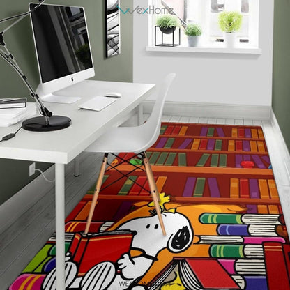 Book Worm Snoopy - Rug