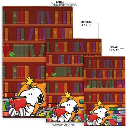 Book Worm Snoopy - Rug