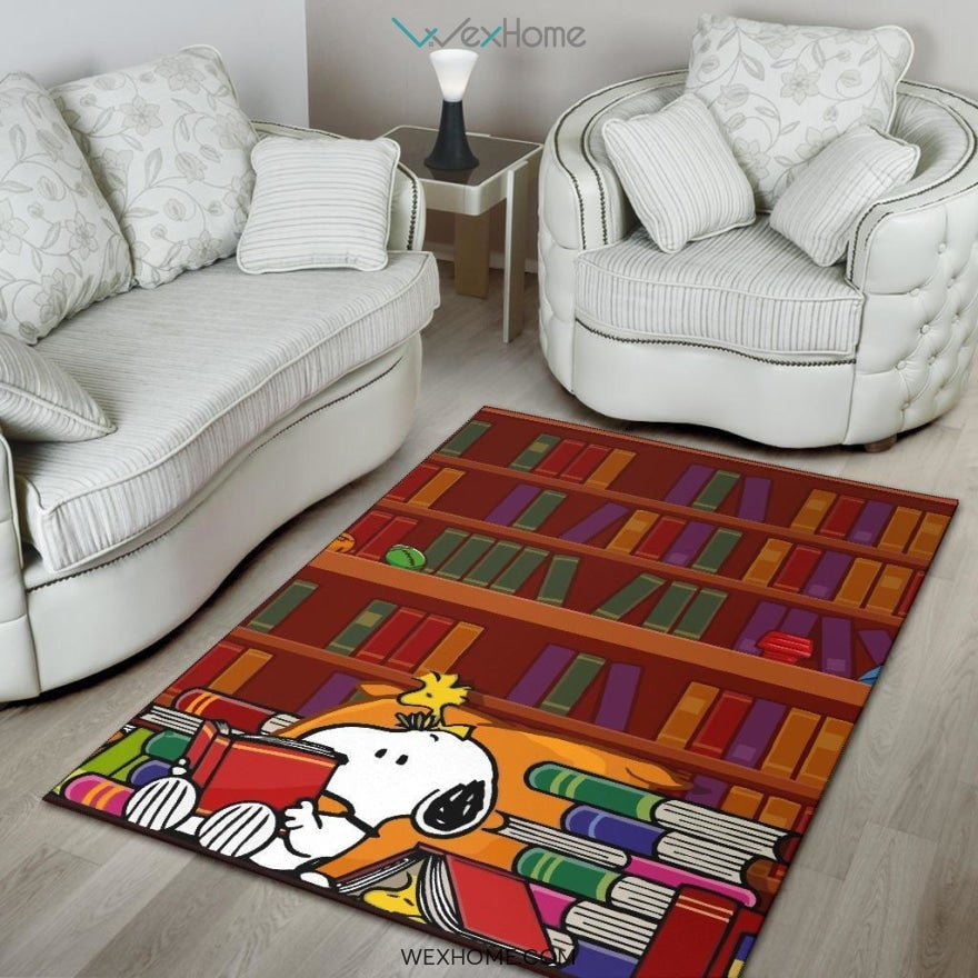 Book Worm Snoopy - Rug