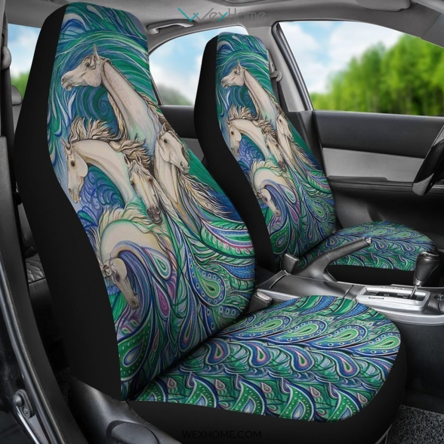 Car Seat Cover - Sea and Horses ADUK300307