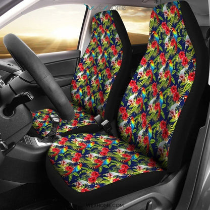 2pcs Parrots Car Seat Cover