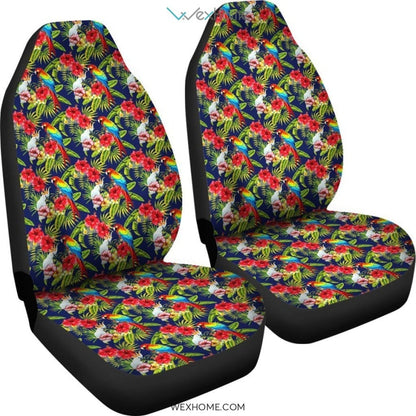 2pcs Parrots Car Seat Cover