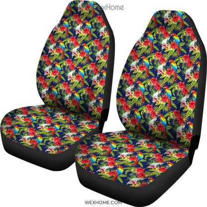 2pcs Parrots Car Seat Cover