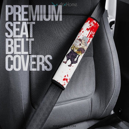 Jujutsu Kaisen Anime Seat Belt Covers | JJK Funny Jogo Emotions Belt Covers