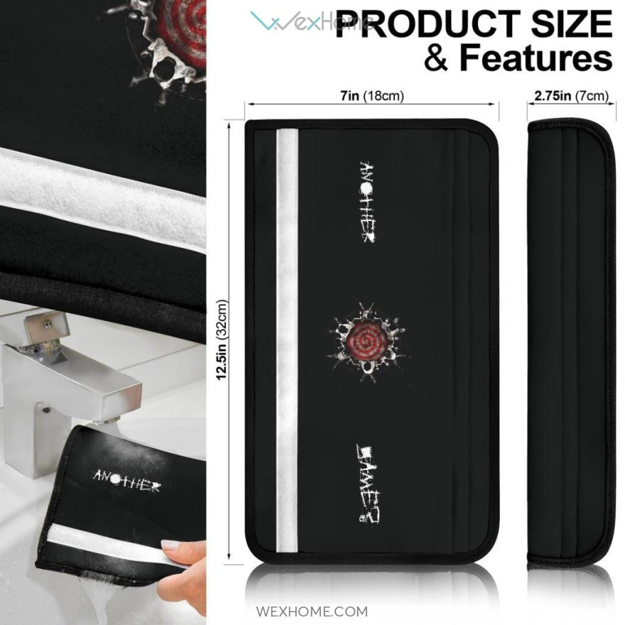 Horror Movie Seat Belt Covers | Another Game Jigsaw Clown Cheek Drawing Belt Covers