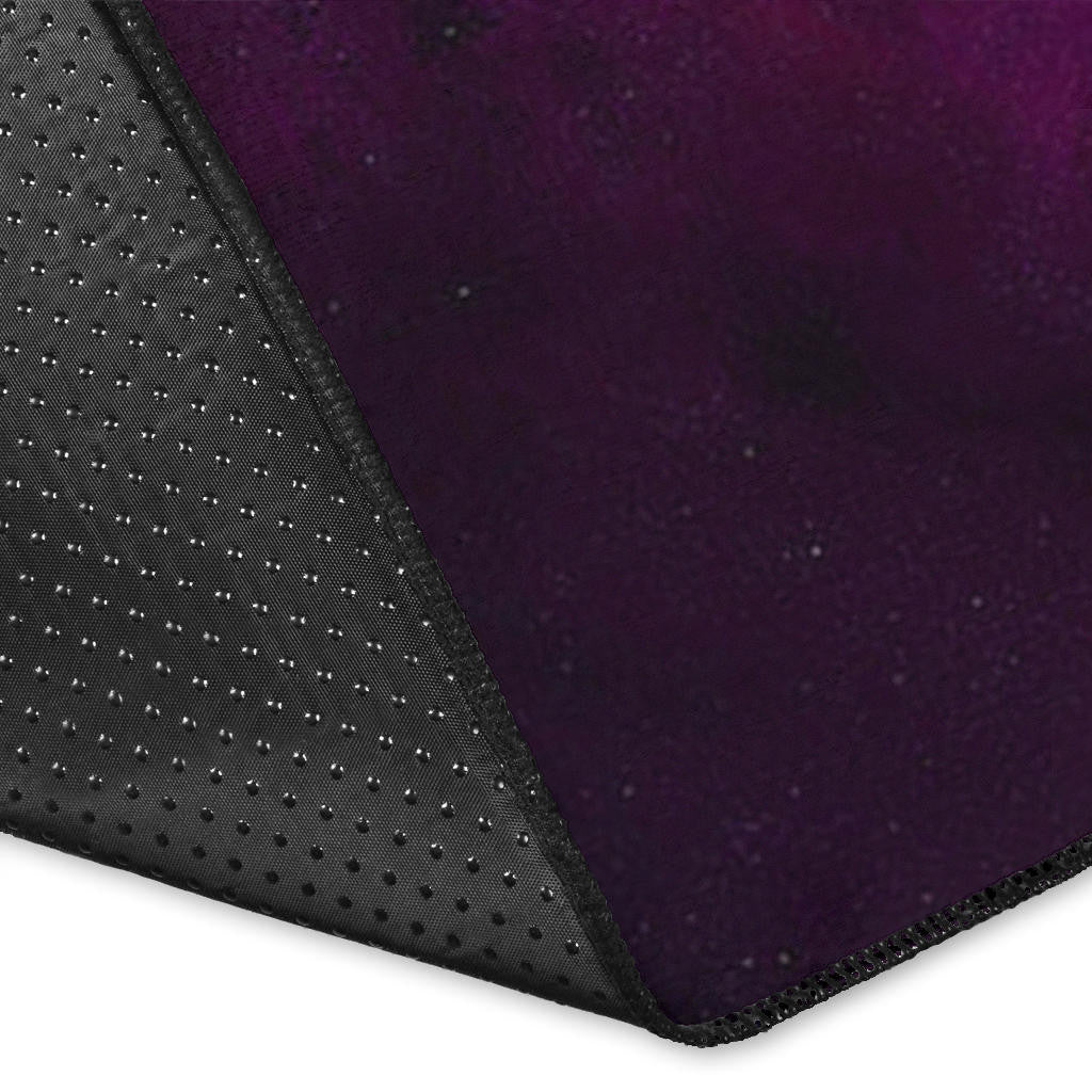 Dragon Ball Anime Area Rug | DB Super Universe Villains Power Purple Galaxy Rugs Home Decor