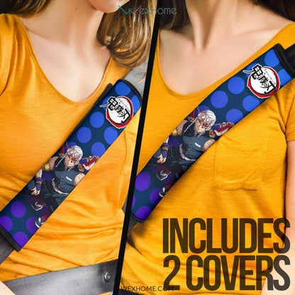 Tengen Uzui Seat Belt Covers Demon Slayers Anime Car Accessories