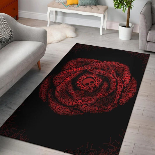 Skull Rose - Rug