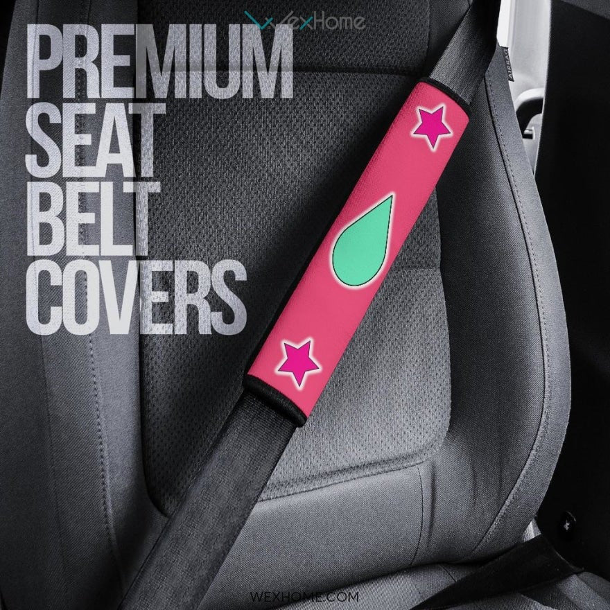 Hunter x Hunter Anime Seat Belt Covers | Funny Hisoka Patterns Pink Belt Covers