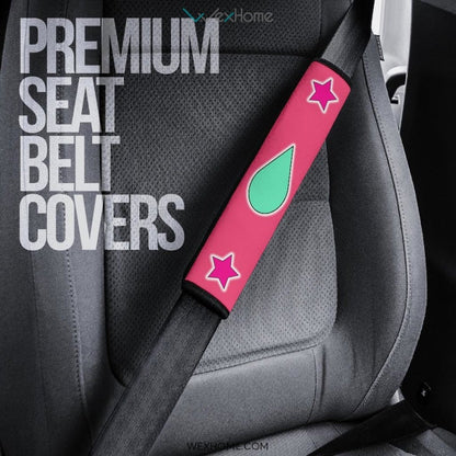 Hunter x Hunter Anime Seat Belt Covers | Funny Hisoka Patterns Pink Belt Covers