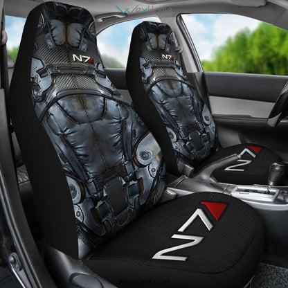 2pcs Mass Effect Car Seat Cover