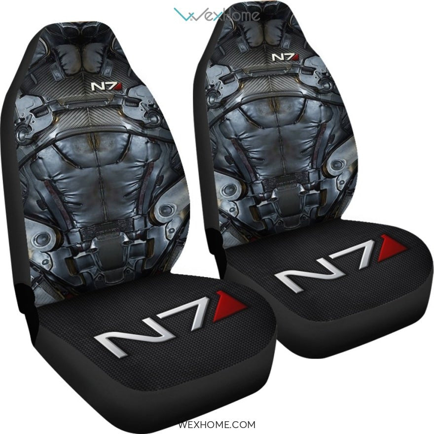 2pcs Mass Effect Car Seat Cover