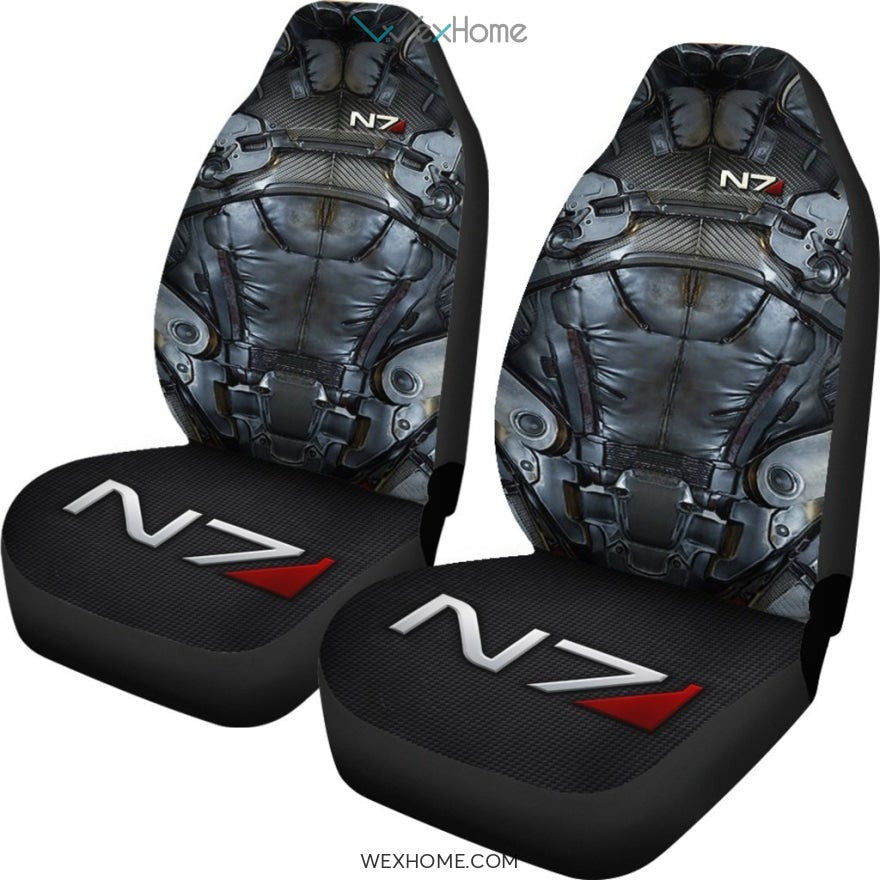 2pcs Mass Effect Car Seat Cover