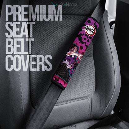 Kokushibo Seat Belt Covers Demon Slayers Anime Car Accessories