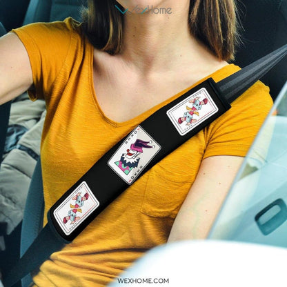 Hunter x Hunter Anime Seat Belt Covers | Joker Hisoka Poker Cards Belt Covers