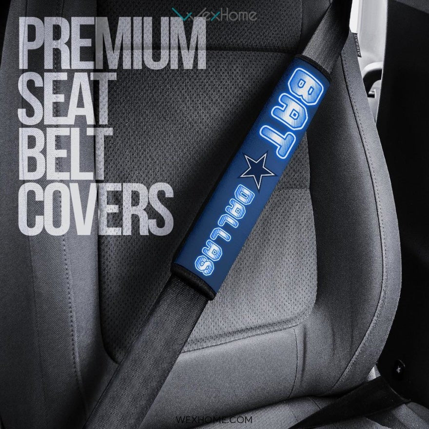 Football Team Seat Belt Covers | Batman Bat Dallas Cowboys Belt Covers