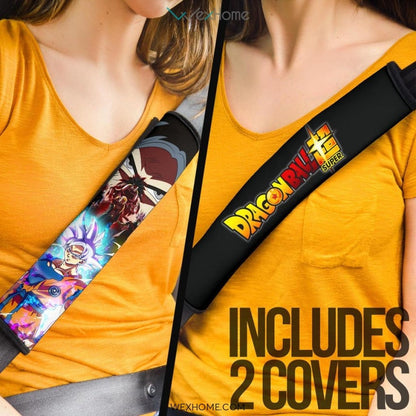 Dragon Ball Anime Seat Belt Covers | DB Goku With Main Powerful Male Characters Belt Covers