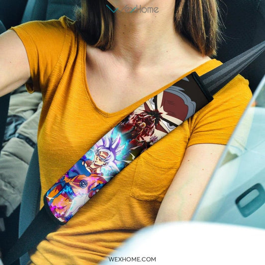 Dragon Ball Anime Seat Belt Covers | DB Goku With Main Powerful Male Characters Belt Covers