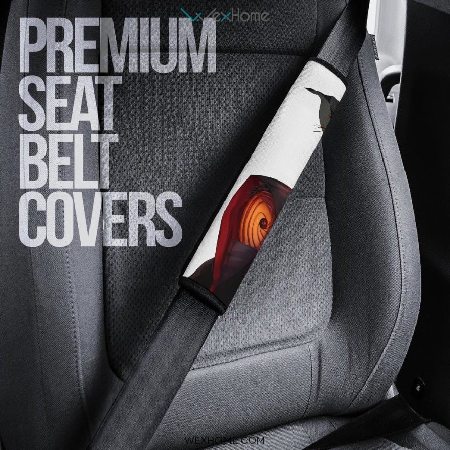 Naruto Anime Seat Belt Covers | Naruto And Friends Konoha Young Generation Vs Tobi Madara Belt Covers