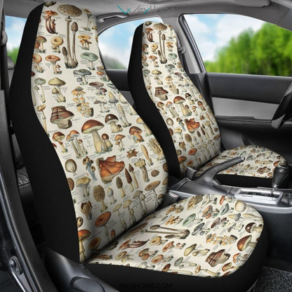 2pcs Champignons  Car Seat Cover