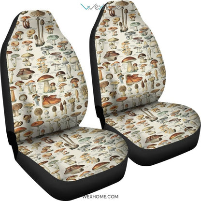 2pcs Champignons  Car Seat Cover