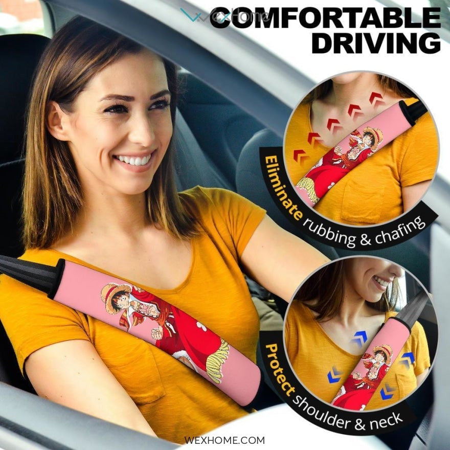 Luffy Seat Belt Covers One Piece Anime