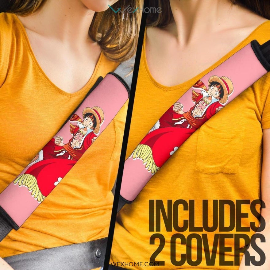 Luffy Seat Belt Covers One Piece Anime