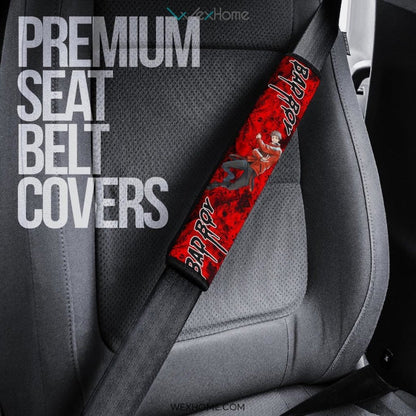 Jujutsu Kaisen Anime Seat Belt Covers | Bad Boy Yuji Blood Background Belt Covers