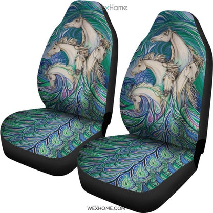 Car Seat Cover - Horses