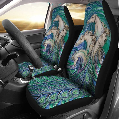 Car Seat Cover - Horses