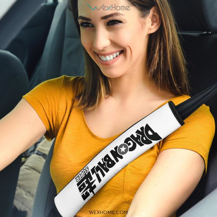 Dragon Ball Anime Seat Belt Covers | Little Goku Warrior DB Text Belt Covers