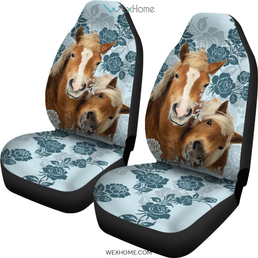 2pcs Horses Car Seat Cover