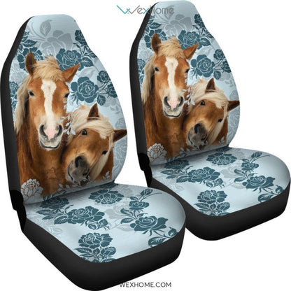 2pcs Horses Car Seat Cover