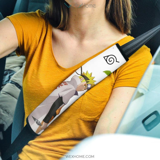 Naruto Anime Seat Belt Covers | Naruto Hokage Shadow Leaf Village Belt Covers