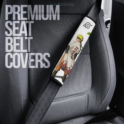 Naruto Anime Seat Belt Covers | Naruto Hokage Shadow Leaf Village Belt Covers