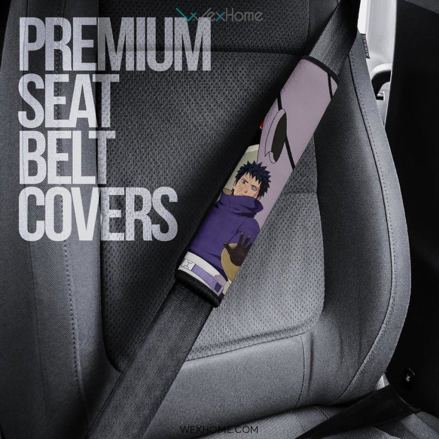 Naruto Anime Seat Belt Covers | Naruto Main Male Character With Super Power Belt Covers
