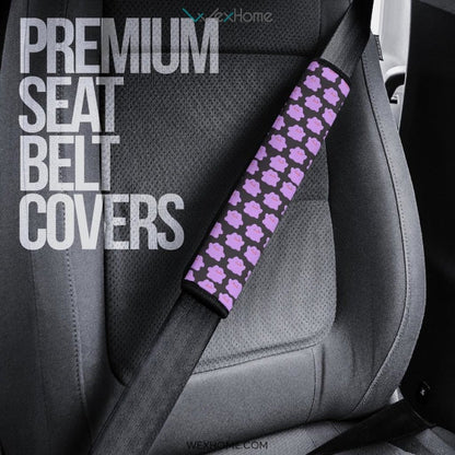Pokemon Anime Seat Belt Covers | Ditto Pokedex Patterns Purple Belt Covers