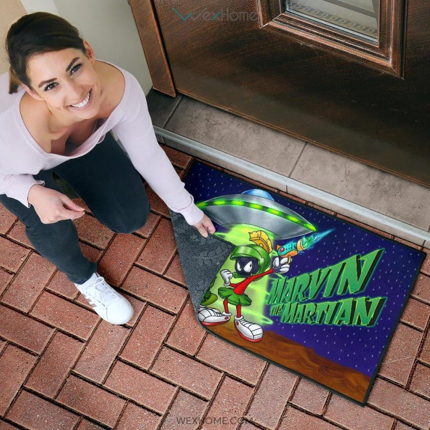 Marvin The Martian DoorMat Looney Tunes Cartoon Door Mat Home Decor