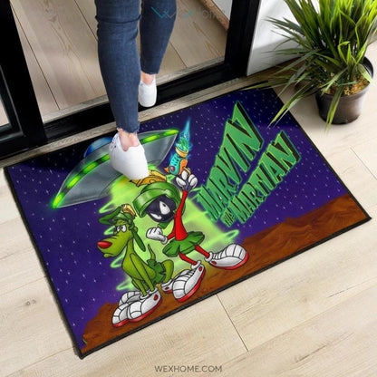 Marvin The Martian DoorMat Looney Tunes Cartoon Door Mat Home Decor