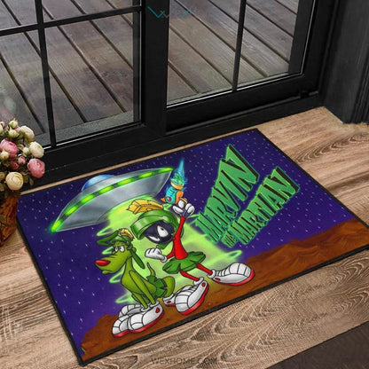 Marvin The Martian DoorMat Looney Tunes Cartoon Door Mat Home Decor
