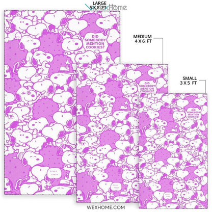 Purple Snoopy - Rug