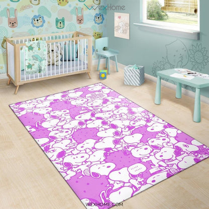 Purple Snoopy - Rug